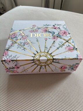 Dior Floral Gift Box in White, Pink and Gold